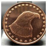 COPPER ROUND - 1 OZ