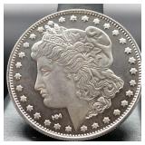 MORGAN SILVER 1 OZ ROUND