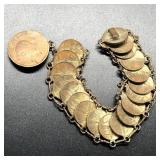 MEXICO CENTAVOS 1945-1959 BRACELET