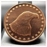COPPER ROUND - 1 OZ