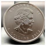 2012 CANADA SILVER 1 OZ