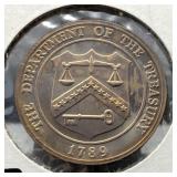 DEPT OF TREASURY MEDAL TOKEN - FROM 1982 PROOF SET