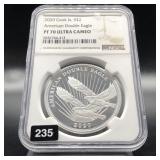 2020 COOK ISLAND DOUBLE EAGLE NGC PF70 1/2 OZ SILV