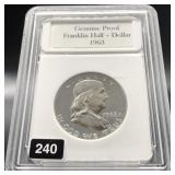 1963 - FRANKLIN HALF DOLLAR (PROOF)