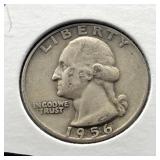 1956 - D WASHINGTON QUARTER SILVER