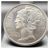 MERCURY SILVER ONE OUNCE ROUND