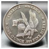 AMERICA SILVER ROUND - ONE OUNCE
