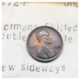 1972 DOUBLE DIE CENT