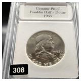 1963 FRANKLIN PROOF HALF DOLLAR