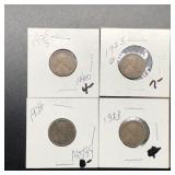 1923,1924,1925 D,1925 S CENTS