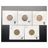 1927,1927 S,1928,M1928 D,1928 S CENTS