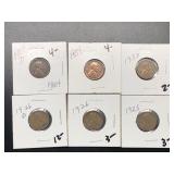 1925,1926,1926 D,1930,1934 , 1934 D CENTS