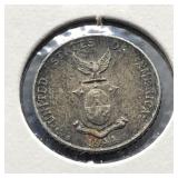 1944 D PHILLIPINES 10 CENTAVOS