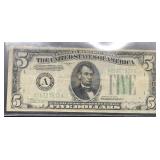 1934 FIVE DOLLAR BILL