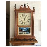 Eli Terry Jr. Pillar & Scroll Mantel/Shelf Clock