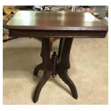Antique Solid Wood Side Table