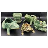 Collection of Vintage McCoy Pottery & More