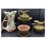 Vintage McCoy Vase, Pitchers/Bowl & Planter