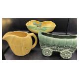 Vintage McCoy Planter, Dish & Vase