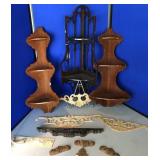 Collection of Wooden Shelving & Appliques