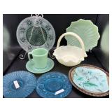 Collection of Depression Glass & Fenton