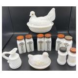 Vintage Milk Glass Collection