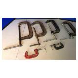 Collection of Antique/Vintage C-Clamps