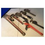 Collection of Antique/Vintage Pipe Wrenches