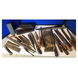 Antique Chisels, Rasps, Files & Sharpening Block