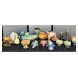 Large collection of Roseville Pottery