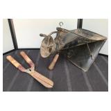 Antique Broadcast Spreader & Hedge Clippers