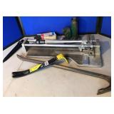 Tile Cutter, Crowbar, Jack & More