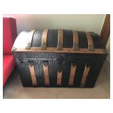 Antique Domed Lid Trunk