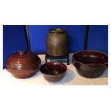 Variety of Antique/Vintage Crockware