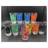 Vintage Swanky Swigs Juice Glasses