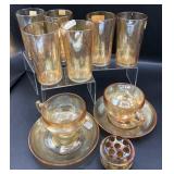 Vintage Marigold Glass