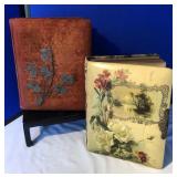 Pair of Antique Photo Albums with Pictures