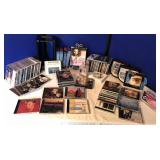 Large collection of Music CDs/VHS Tapes & more