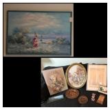 Variety of Artwork & Vintage Copper Guild Plates