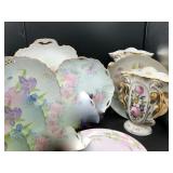 Gold Rimmed/Hand Painted China Collection
