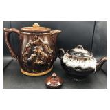 Large Bennington Pottery Pitcher & more