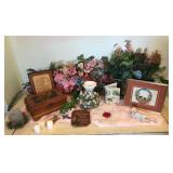 Vintage Porcelain Hand Painted Piano Baby & More