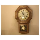 Quarts Oak Wall Clock by Daniel Dakota