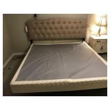 King Sized Tufted Back Board & Box Spring