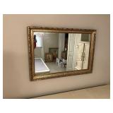 Large Gold Leaf Mirror