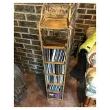 Metal CD Rack With Various CDS Included