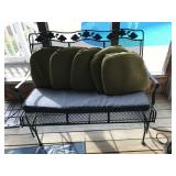 Wrought Iron Triple Glider