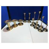Large Selection of Brass Candle Holders