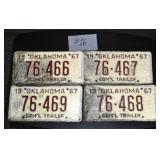 (4) 1967  Oklahoma Com