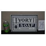 Enamel Proctor & Gamble Ivory Soap Sign